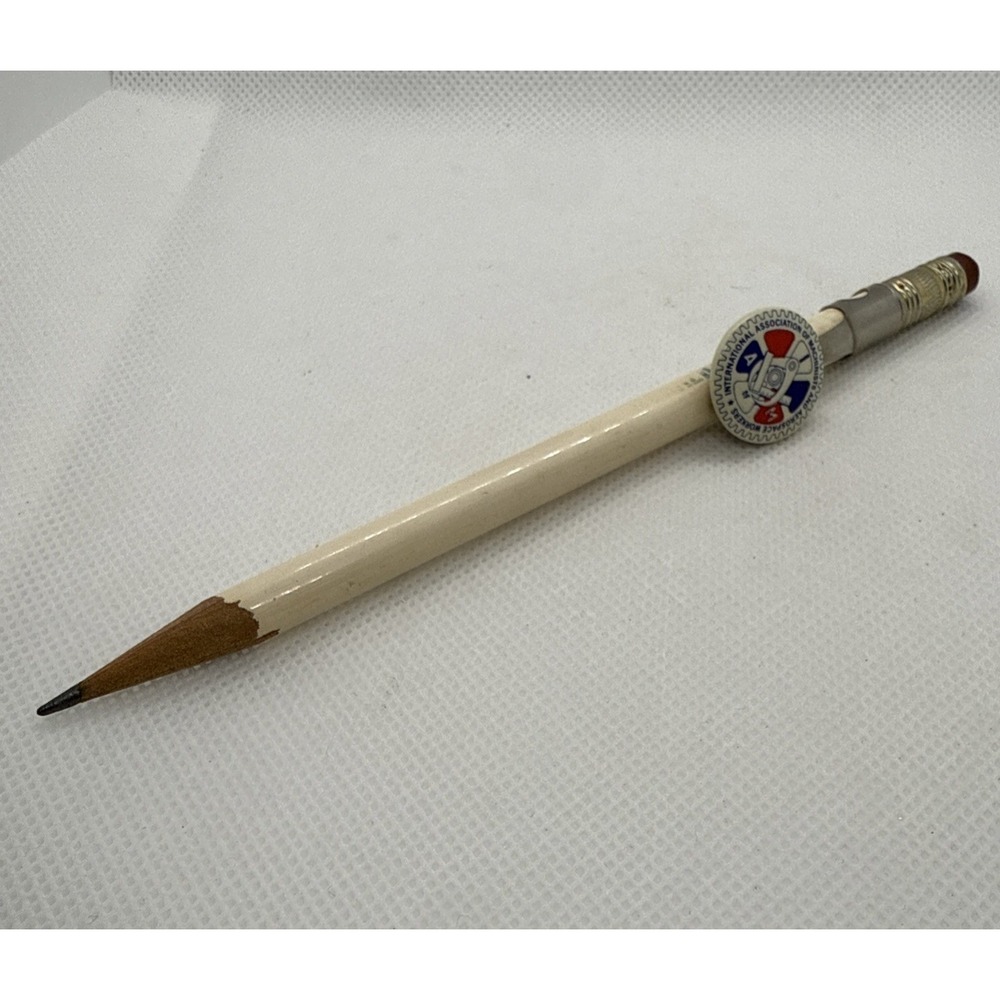 Vintage A of M Intl Assn of Machinist Aerospace Workers Union Pen Pencil Clip